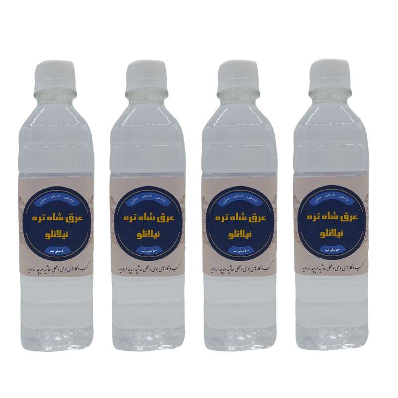 عرق شاه تره محلی ئیلانلو - 500 میلی لیتر بسته 4 عددی
