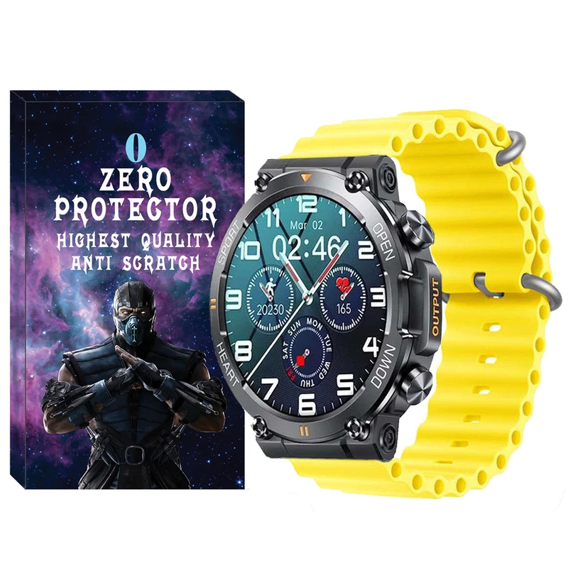 بند زیرو مدل Ocean-ZR مناسب برای ساعت هوشمند هپی تاچ K56 / K56 Pro / K56 Ultra