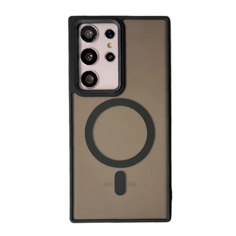 کاور مدل مگ سیف دار رنگی مناسب برای گوشی موبایل سامسونگ Galaxy S24 ULTRA
