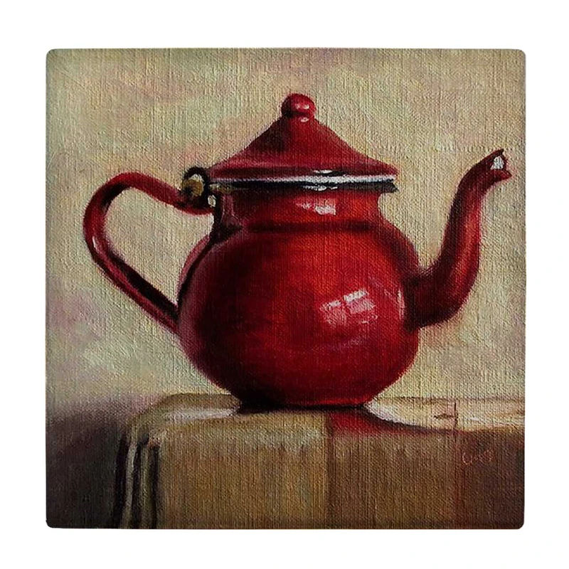 زیر لیوانی  طرح نقاشی قوری کد    6147789_5430