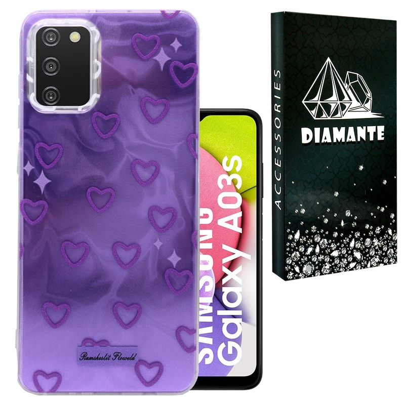 کاور دیامانته مدل Ghalbi Bk مناسب برای گوشی موبایل سامسونگ Galaxy A02s