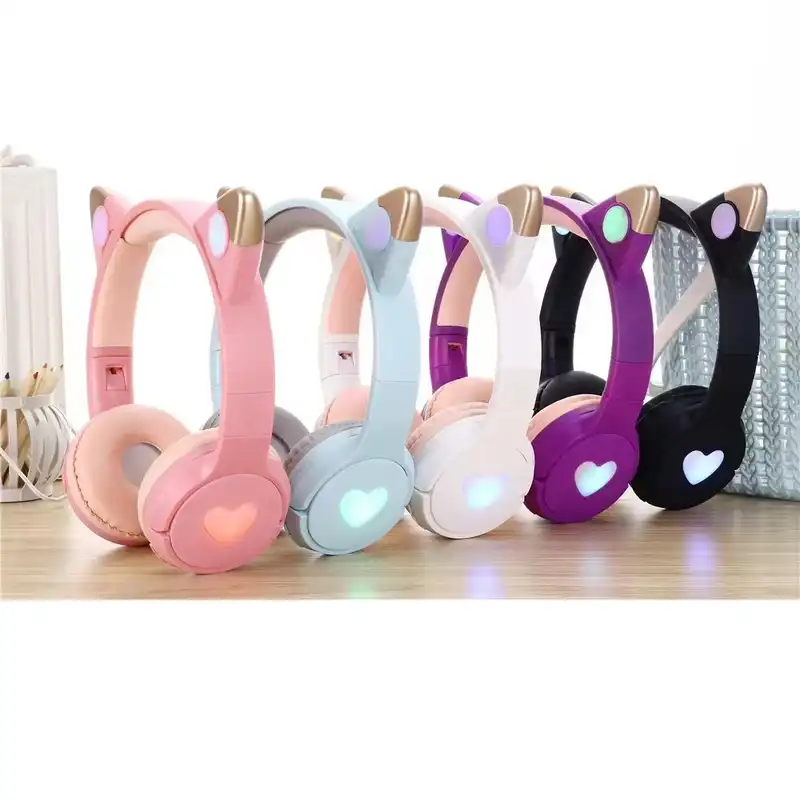 هدفون بلوتوثی طرح گربه ای مدل KT-59