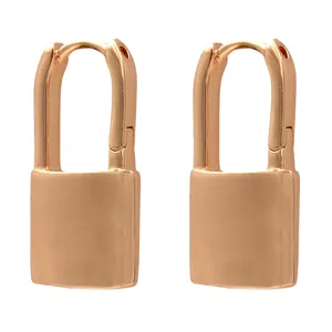 گوشواره زنانه ژوپینگ مدل قفل کد TE-213