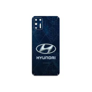 MAHOOT Hyundai-Logo Cover Sticker for Motorola Moto G9 Plus