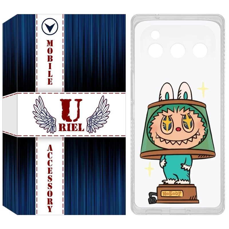 کاور یوریل مدل Clear کد 126 طرح لبوبو Labubu مناسب برای گوشی موبایل داریا Bond