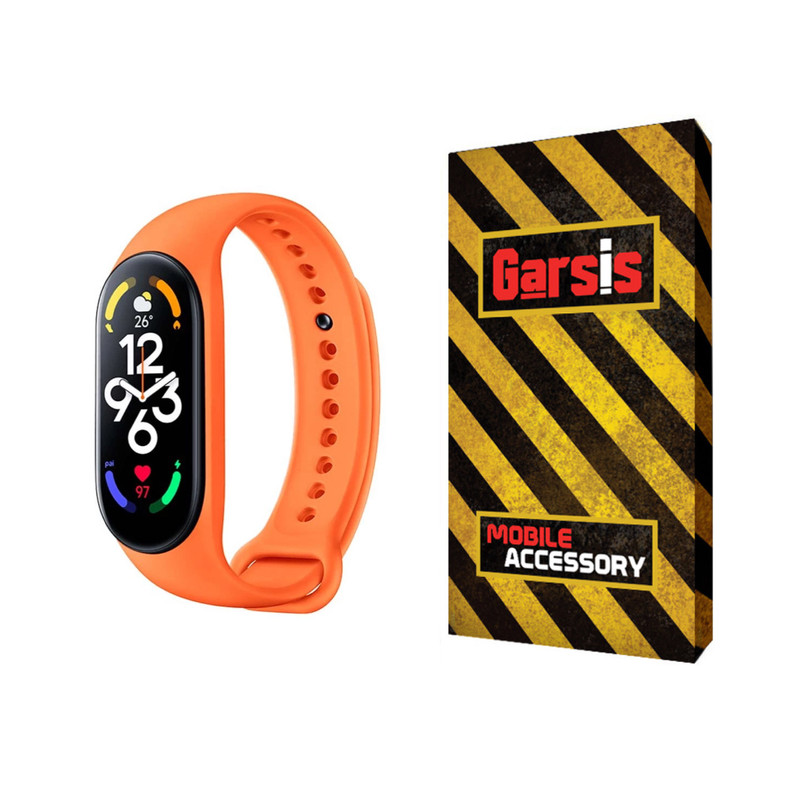 بند گارسیس مدل سیلیکونی مناسب برای مچ بند هوشمند شیائومی MI BAND 4