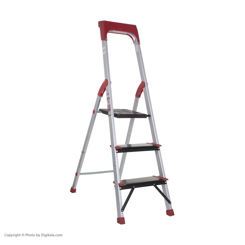 نردبان 3 پله آلوم پارس پله مدل کلاسیک