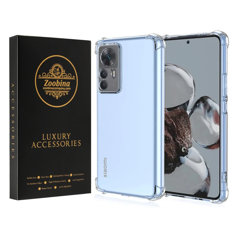 کاور زوبینا مدل Clear مناسب برای گوشی موبایل شیائومی Mi 12T / 12T Pro