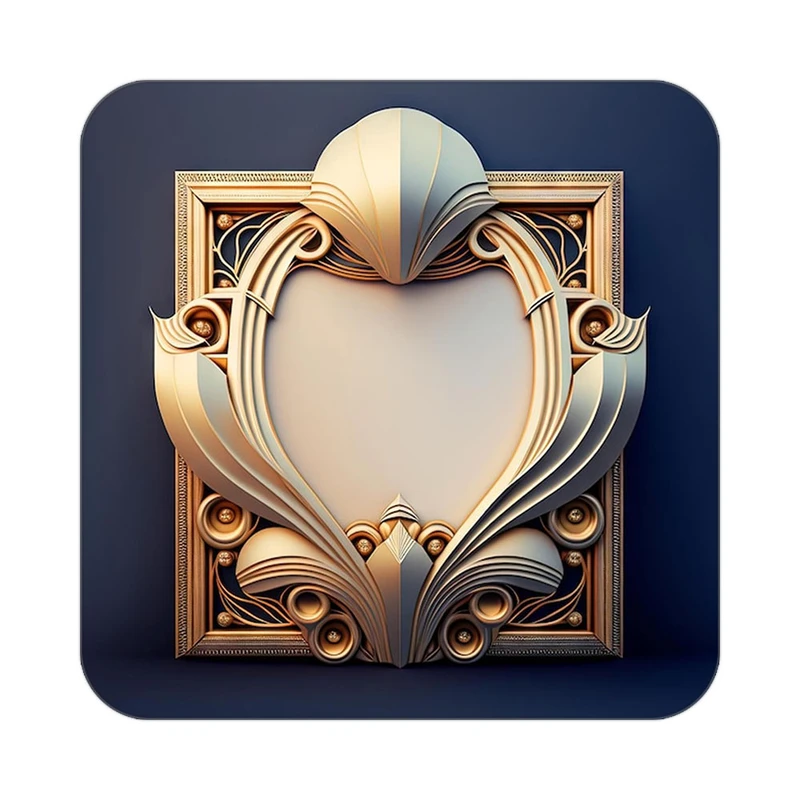 زیر لیوانی کاکتی مدل عاشقانه کد mp11597