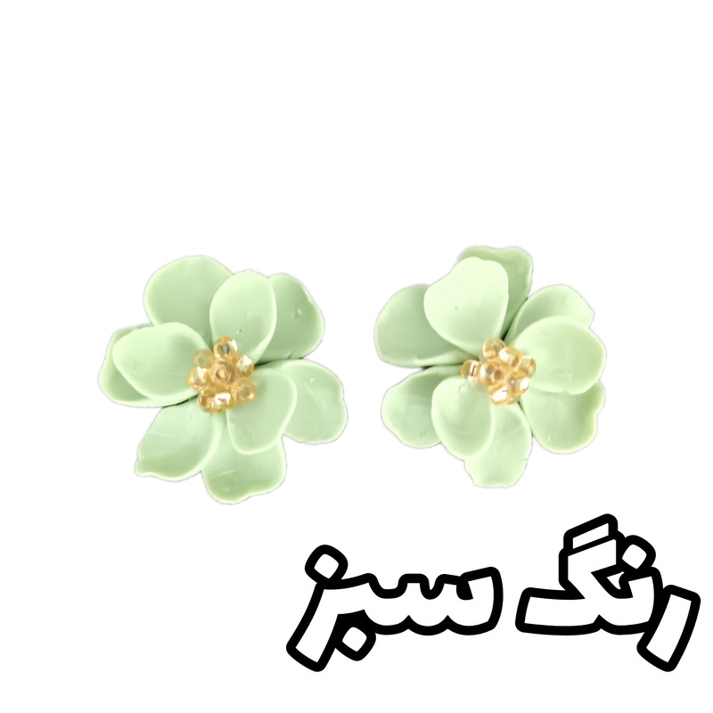 گوشواره زنانه مدل گلدار