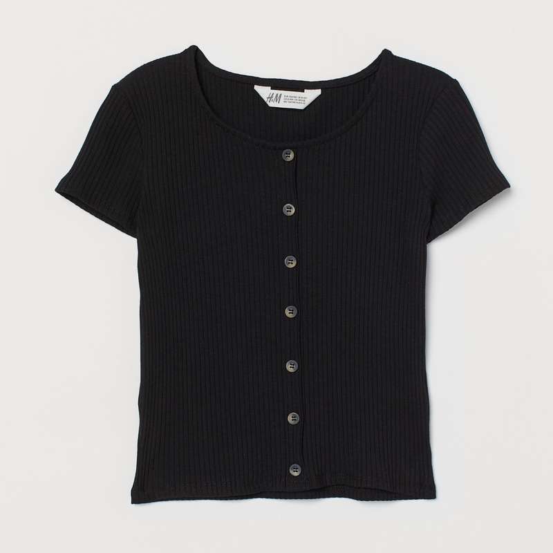 تی شرت دخترانه اچ اند ام مدل 0814879001