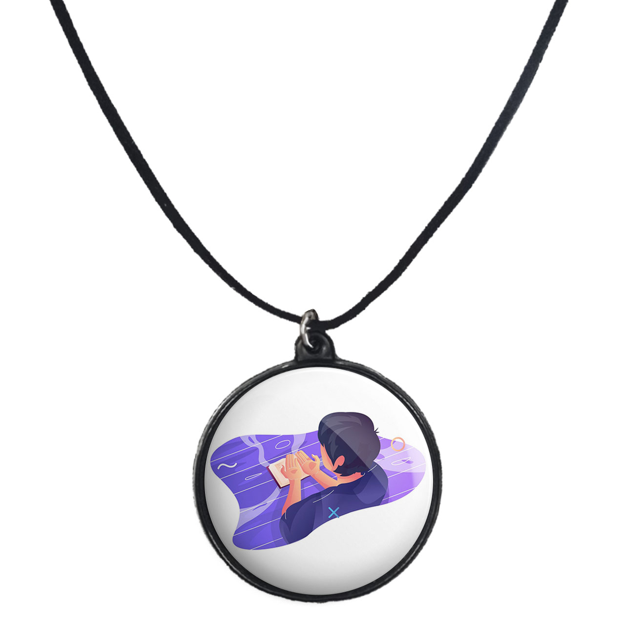 گردنبند پرمانه طرح جشن تکلیف کد pmb.25787 مدل دو طرفه