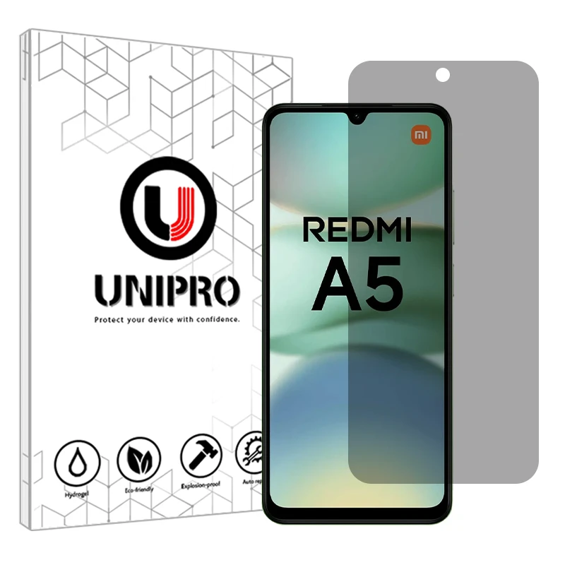 محافظ صفحه نمایش حریم شخصی یونی پرو مدل star 4 مناسب برای گوشی موبایل شیائومی Redmi A5 4G
