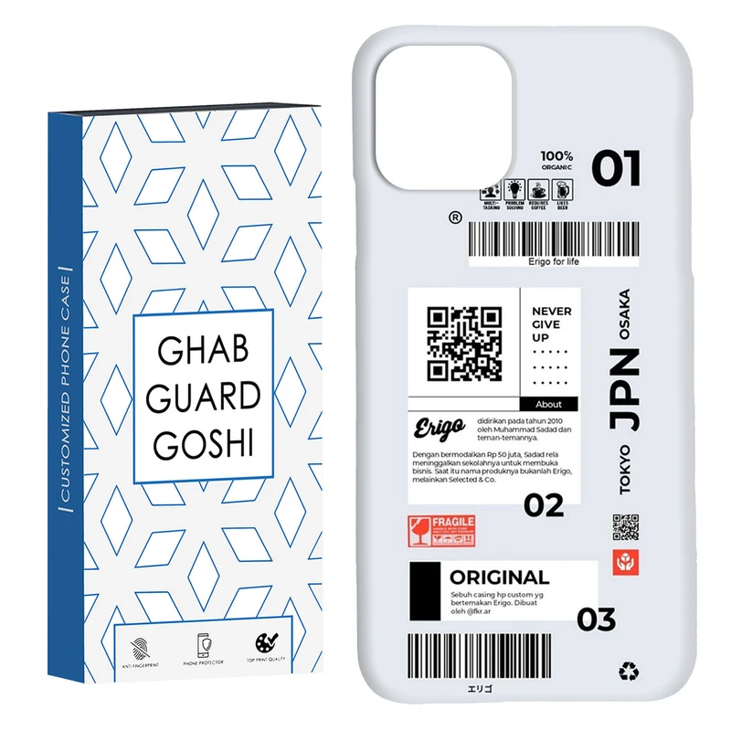 کاور قاب گارد گوشی طرح بلیط ژاپن کد Dimo-498 مناسب برای گوشی موبایل اپل IPHONE 11 PRO MAX