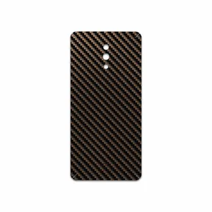 MAHOOT Glossy-Brown-Fiber Cover Sticker for Oppo RENO 10X