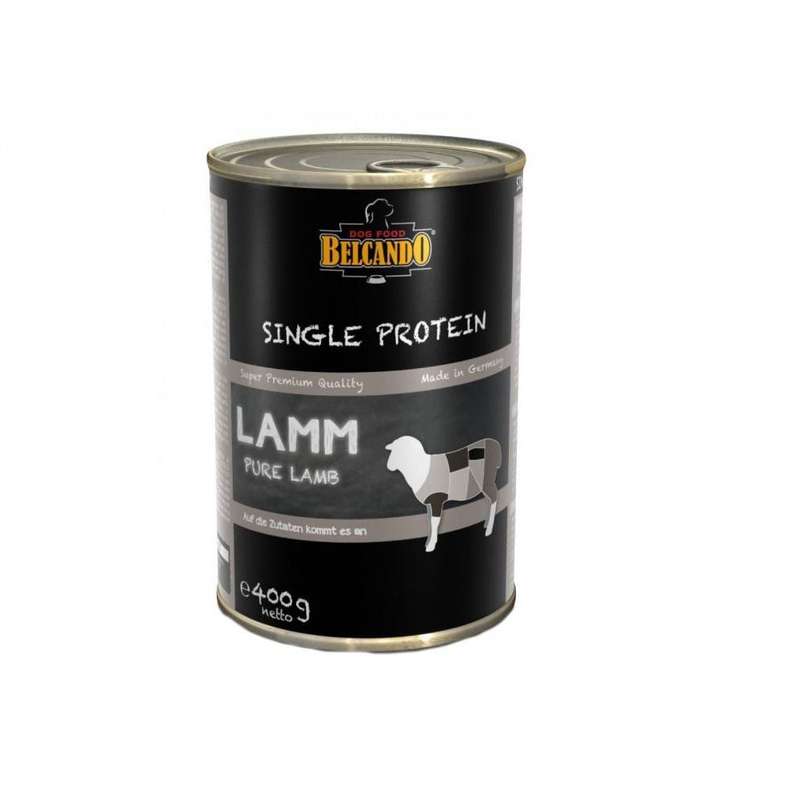 کنسرو سگ بلکاندو مدل Lamb وزن 400 گرم