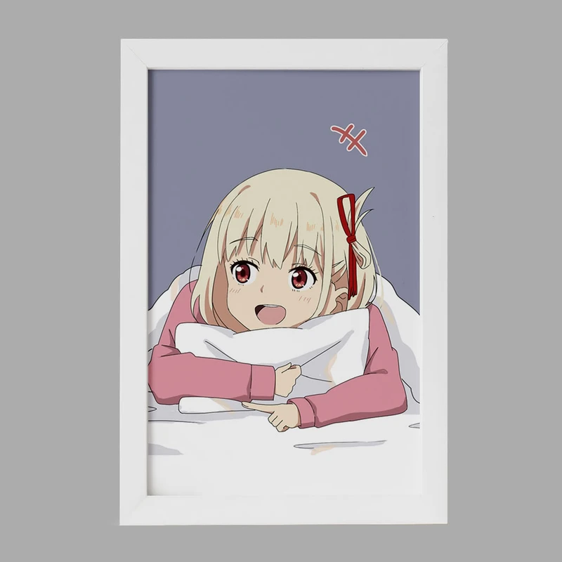 تابلو خندالو مدل چیساتو انیمه لیکوریس ریکویل Lycoris Recoil  کد 22979