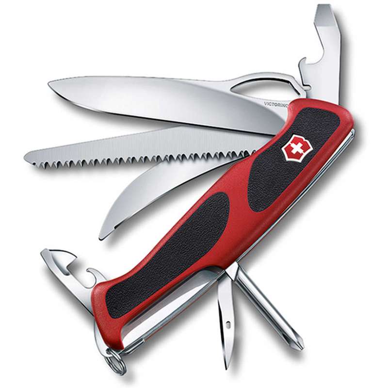 ابزار چندکاره سفری ویکتورینوکس مدل RangerGrip 58 Hunter کد 0.9683.MC