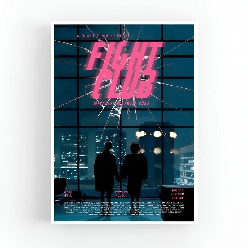 تابلو طرح  فایت کلاب