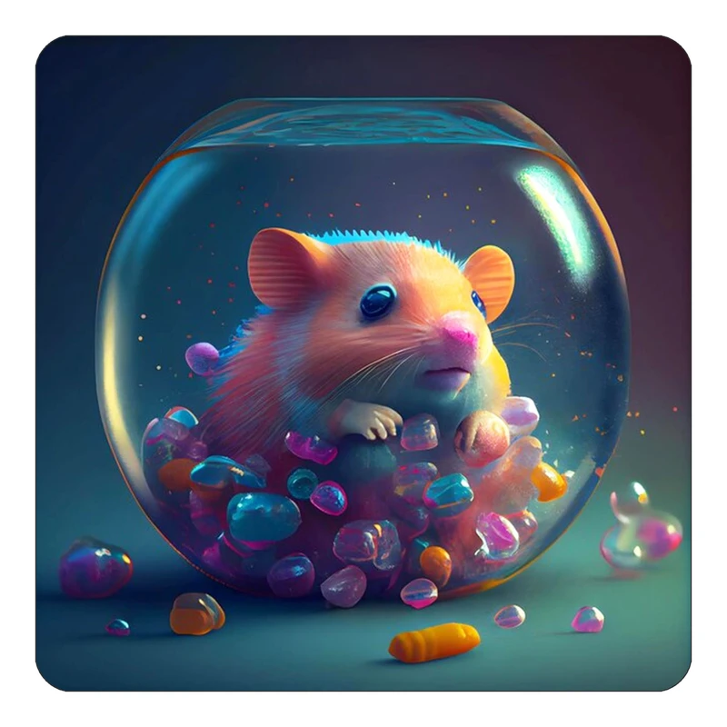 مگنت کاکتی طرح حیوانات رنگی مدل mp26088