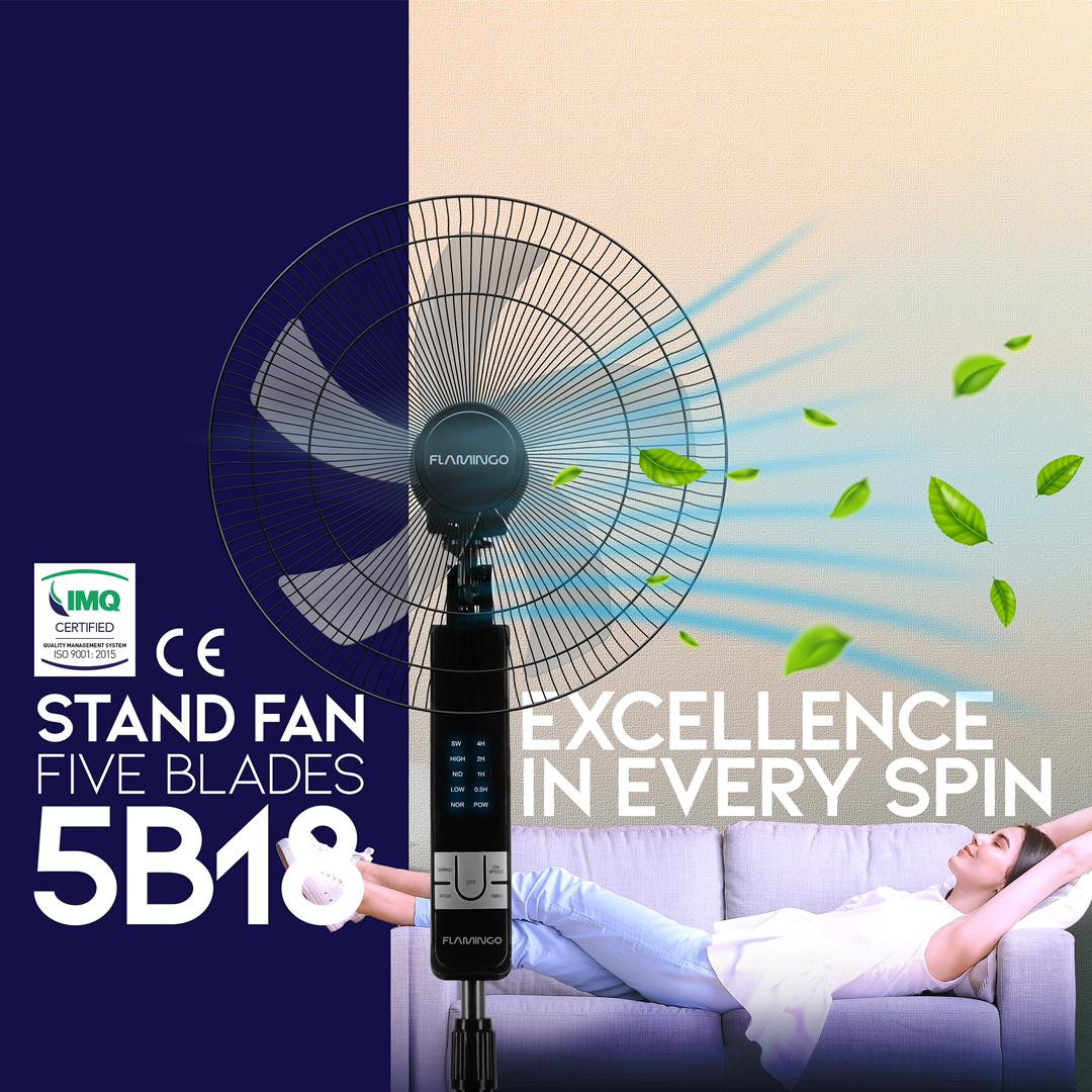 پنکه فلامینگو مدل ایستاده AP1001 کد 5