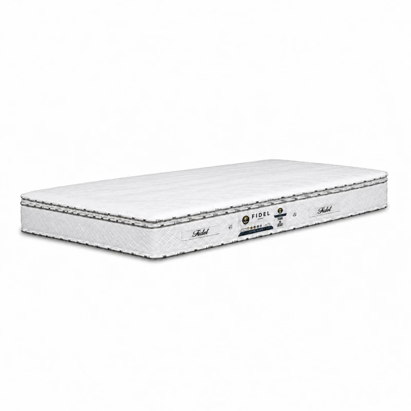تشک سوپر طبی فنری فیدل مدل آسوده پلاس یک نفره سایز 120×200 سانتی‌متر