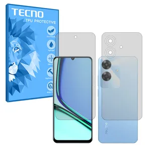 Tecno matte screen protector suitable for Realme Note 60 Mobile phone along with the back protector