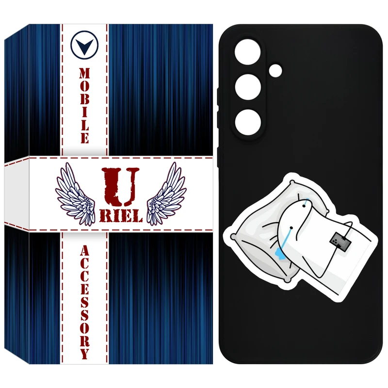 کاور یوریل مدل KSH کد 81 طرح غمگین مناسب برای گوشی موبایل سامسونگ Galaxy S24 FE