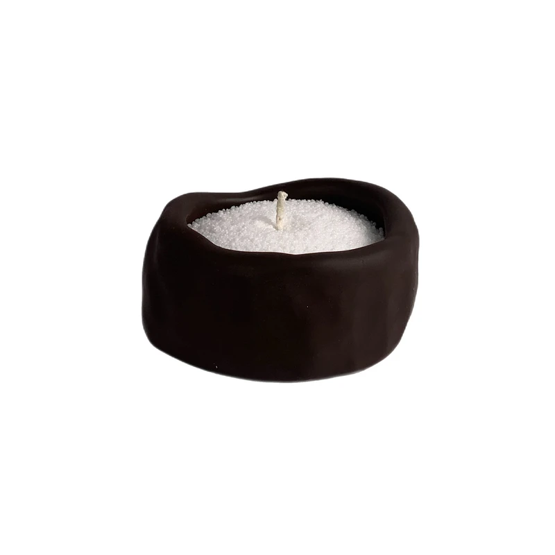 شمع دست ساز معطر مدل ۳۱ با رایحه وانیل زمان اتمام ۲۴ ساعت