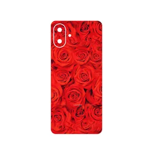 MAHOOT Red_Flower Cover Sticker for Samsung Galaxy A07