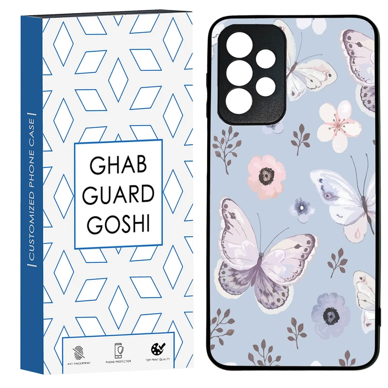 کاور قاب گارد گوشی طرح پروانه  کد TPU-004 مناسب برای گوشی موبایل سامسونگ Galaxy A73