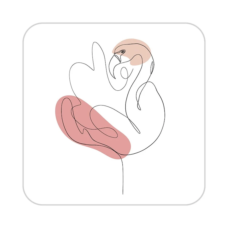 زیر لیوانی کاکتی طرح عاشقانه مدل mp37924