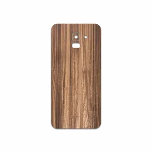 MAHOOT Light Walnut Wood Cover Sticker for Samsung Galaxy J6