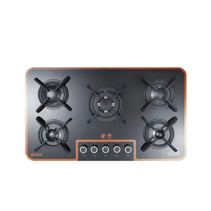 اجاق گاز صفحه ای درخشان مدل G636 پنج شعله