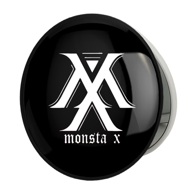 آینه جیبی خندالو طرح گروه مانستا اکس MONSTA X مدل تاشو کد 12258 