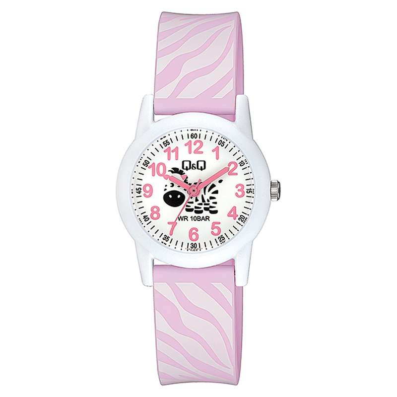 ساعت مچی عقربه ای دخترانه کیو اند کیو مدل V22A-013VY ساعت مچی عقربه ای دخترانه کیو اند کیو مدل V22A-013VY