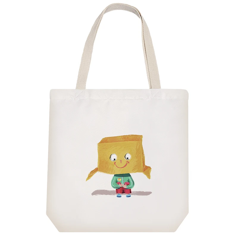 ساک خرید خندالو طرح دخترانه بامزه کد H1073