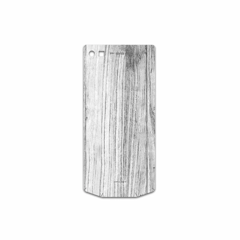 برچسب پوششی ماهوت مدل White-Wood مناسب برای گوشی موبایل بلک بری P9982