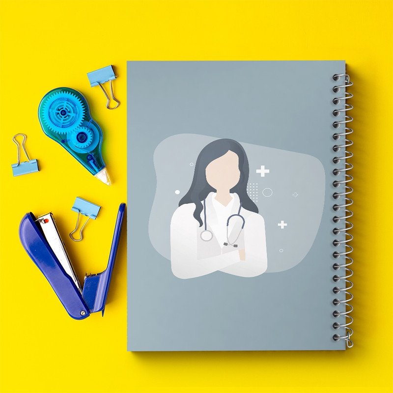 دفتر مشق 100 برگ خندالو طرح دکتر کد F2790