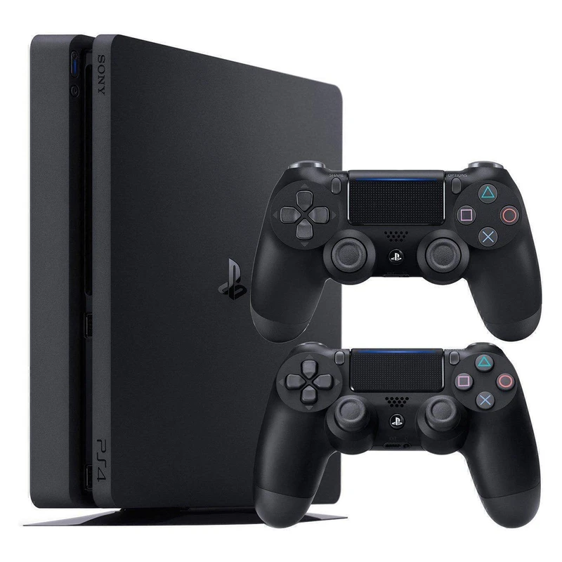 کنسول بازی سونی مدل Playstation 4 Slim کد Region 2 CUH-2200A ظرفیت 500 گیگابایت به همراه دسته اضافه