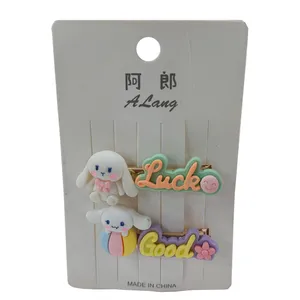 گیره مو دخترانه مدل خرگوشی مجموعه 2 عددی