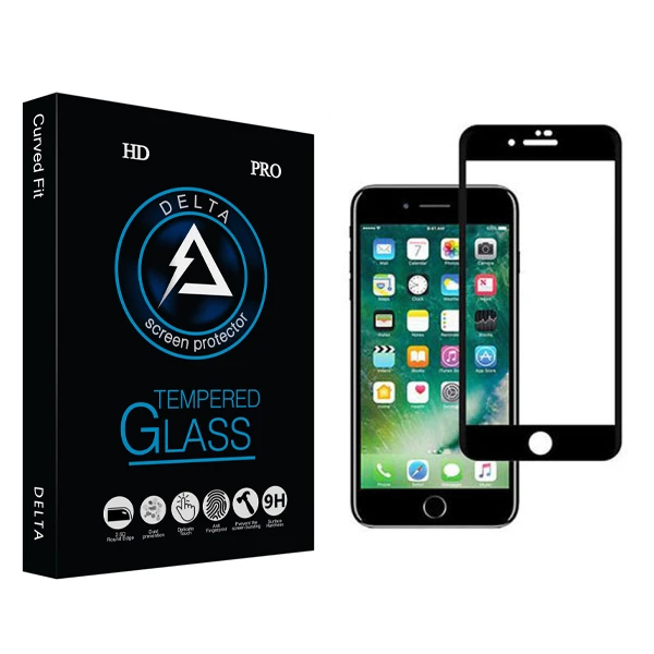 محافظ صفحه نمایش سرامیکی دلتا مدل Fit مناسب برای گوشی موبایل اپل iPhone 8 Plus