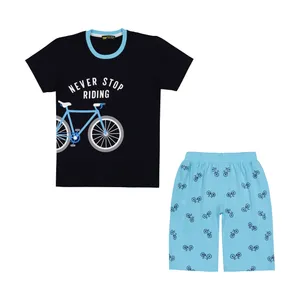Teddy Bear 2011305-58 Short Sleeve T-Shirt And Short Set For Boys