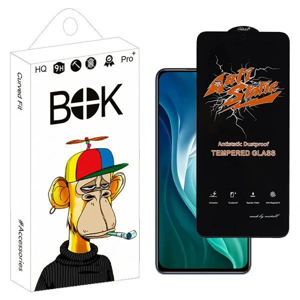 محافظ صفحه نمایش بوک مدل Antistatic Touch مناسب برای گوشی موبایل شیائومی 4 mi 11x pro / black shark