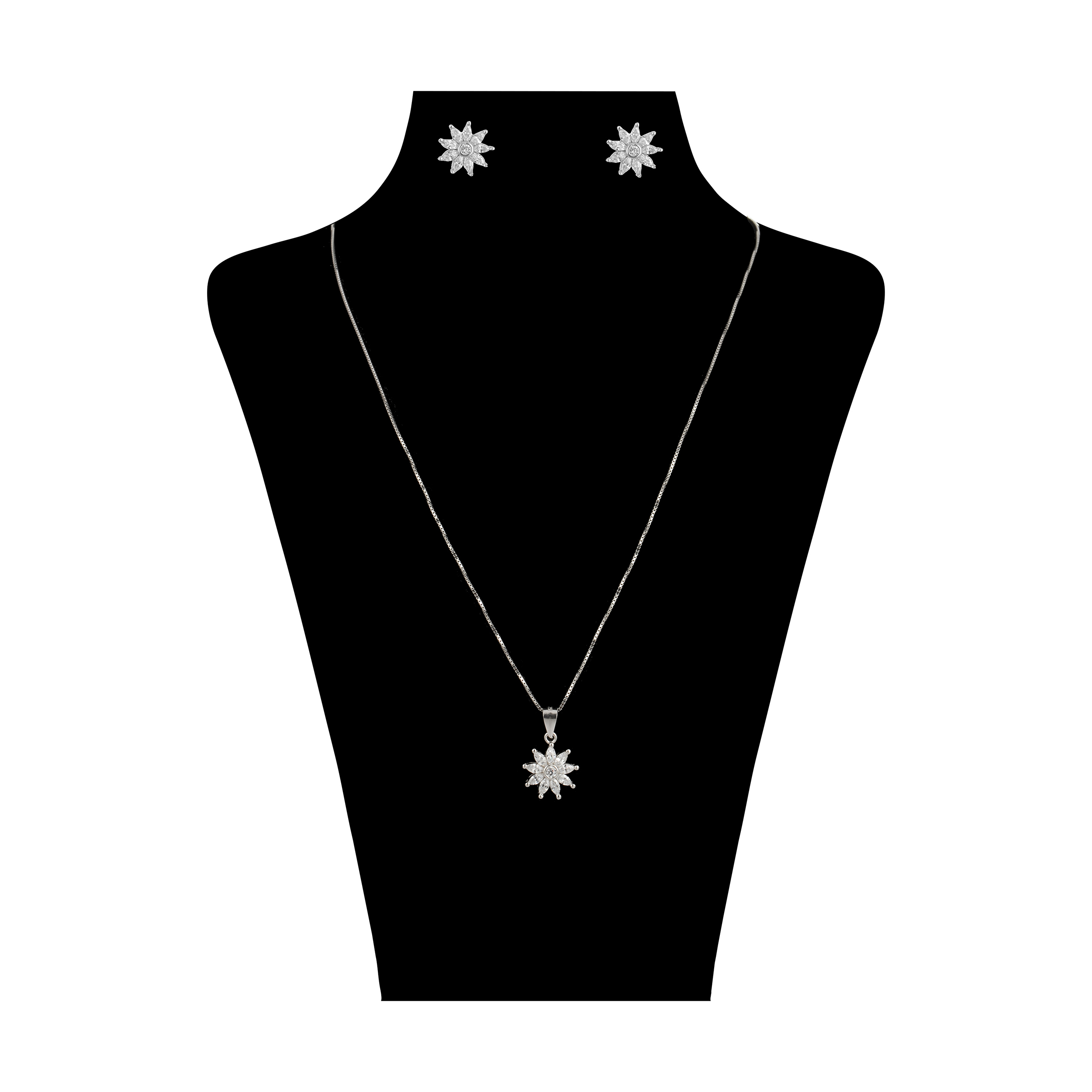 نیم ست نقره زنانه مدل 108-9