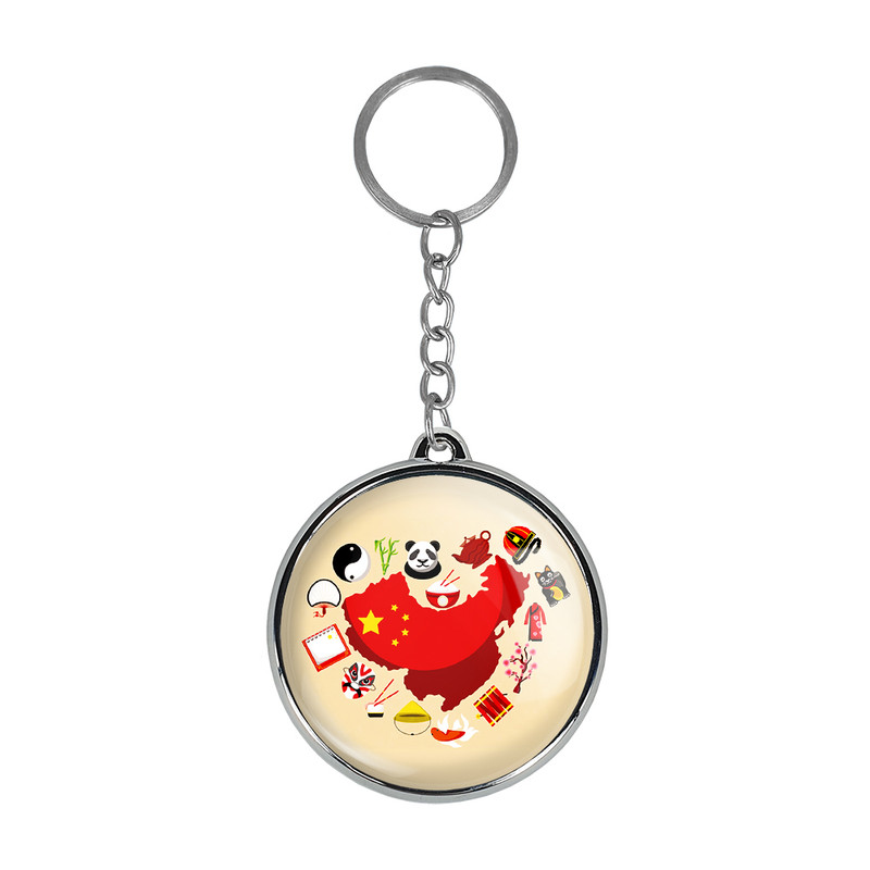 جاکلیدی خندالو طرح پرچم چین مدل دوطرفه کد 2058220583