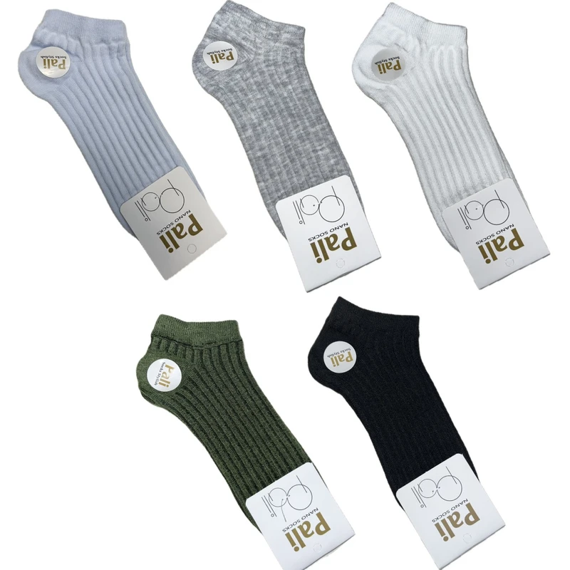 جوراب ساق کوتاه زنانه پالی
مدل مینیمال  بسته 5 عددی