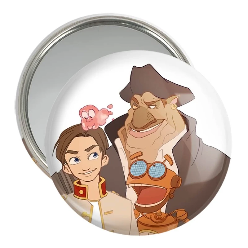 آینه جیبی خندالو مدل انیمیشن سیاره گنج Treasure Planet  کد 13764