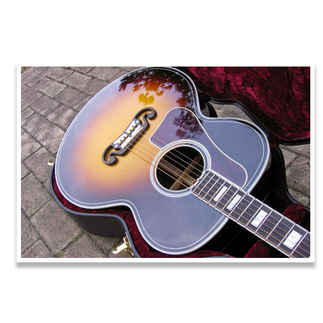 تابلو نوری بکلیت طرح گیتار مدل W-D1028