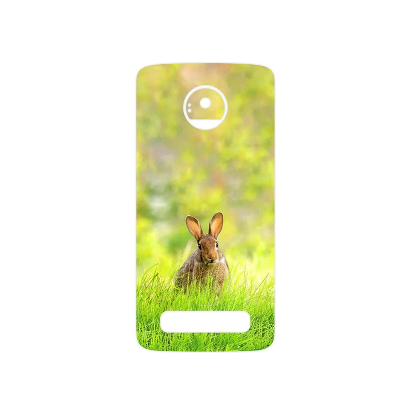 برچسب پوششی ماهوت مدل Rabbit مناسب برای گوشی موبایل موتورولا Moto Z Play